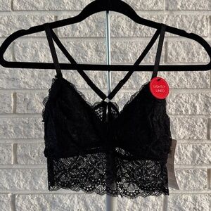 Marilyn Monroe Black Medium Racerback Bralette (2 of 3)